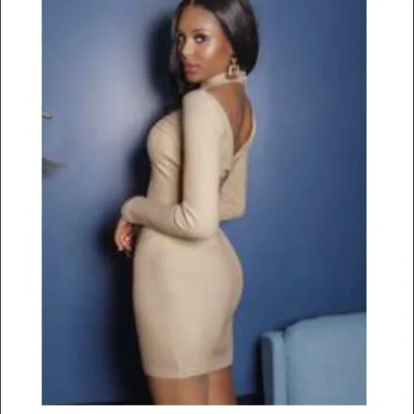 tan holiday dress Summer Tan Dress main image 0
